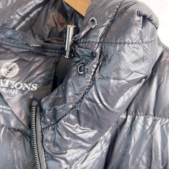 Curations Caravan Quilted Down Packable Jacket with hood size XL - Picture 7 of 10